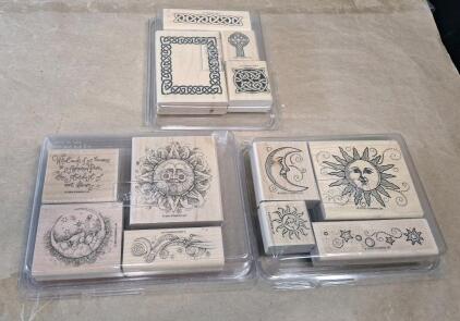 (12) Assorted Vintage Rubber Stamps