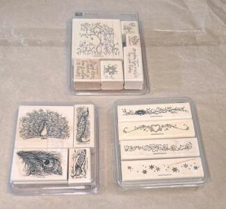 (14) Assorted Vintage Rubber Stamps