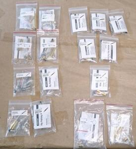 (14) Assorted Pen Kits, (1) 2" Magnifier Kit & (1) Letter Opener Kit