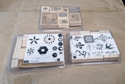 (30) Assorted Vintage Rubber Stamps