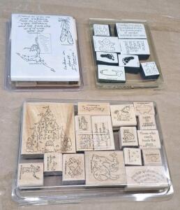 (28) Assorted Vintage Rubber Stamps