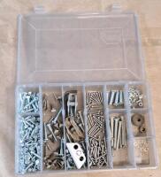 (5) Small Part Organizers W/ Assorted Rivets & Wood Screws - 4