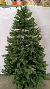 Trim A Home Knowles Pine Artificial Christmas Tree, 6.5 ft, 734 Tips, with Stand & Box