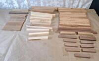 Lot Of (40+) Assorted Wood Blanks For Woodworking & Craft Projects