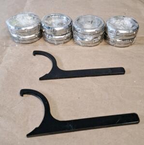 (2) 3-1/8" C Spanners & (8) 2-5/8" I.D. Shock Collars