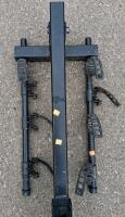 3-Bike Hitch-Mounted Platform Rack, Steel Construction, 2" Receiver Compatibility - 3