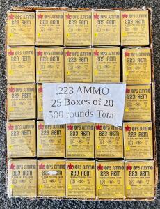 Red Ops Ammo .223 Remington 56Gr FMJ Steel Case 500 Rounds