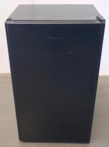 Hisense 3.3 Cu. Ft. Black Compact Mini Fridge, Model RM17D6ABE, Auto Defrost, Glass Shelves