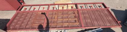 Automatic Hydraulic Swing Gate, 12 Ft x 5 Ft, Steel Construction