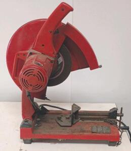 Milwaukee 14" Abrasive Cut-Off Saw, 15A, Metal Base, Corded, Adjustable Clamp, Chop Saw