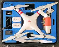DJI Phantom 2 Quadcopter Drone Kit with GPC Case, Controller, Batteries, and Accessories (R)