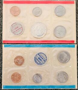 1969 U.S. Mint Uncirculated Coin Set With Original Envelope &ndash; 10 Coins, Philadelphia/Denver/San Francisco
