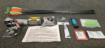 Cabela's Venture Carbon Arrows, 30" Length, Includes Broadheads and Accessories