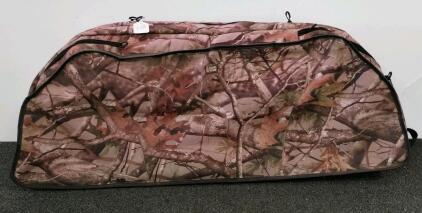 Guard Gear Double Archery Case &ndash; Camo, Backpack Straps, Fits Compound Bows, Multi-Pocket Design