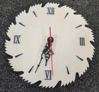 Saw Blade Clock