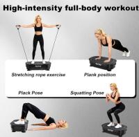 ROTAI Vibration Plate Exercise Machine, 99 Speed Levels, 5 Auto Modes, 300 lbs Capacity - 8