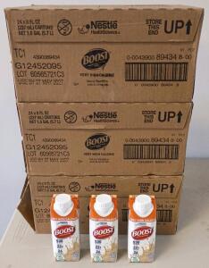 (3 Boxes)BOOST Very High Calorie Nutritional Drink, Very Vanilla, 8 fl oz, 72 Pack