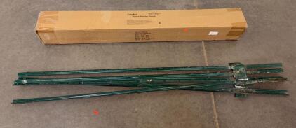 Ohuhu Plastic Barrier Fence Kit With 6 Everbilt 5 Ft Steel U-Posts, SKU Y11-85000-23, 15.5 lbs