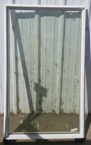 Fixed Vinyl Window, Insulated Tempered Glass, White Frame, Serial #6510758004140002
