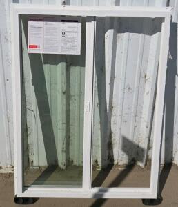 Milgard V250 Vinyl Horizontal Sliding Window Argon, White, Left Hand Slide, 2021