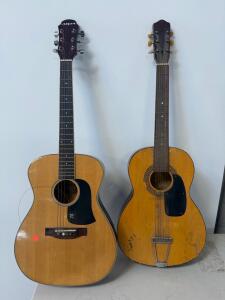 Aria AF-2034N 3/4 Size Acoustic Guitar, Spruce Top, Sapele Back & Sides, Gloss Natural Finish (FL 3000)