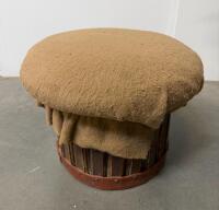 Traditional Native American Hand Drum, 15" Elk Hide, Cedar Frame