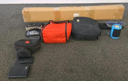 Mixed Lot of 10+ Assorted Bags, Wallets, Glasses, and Cases from Case Logic, Beats, Anker, Levi&rsquo;s, Dallas Cowboys