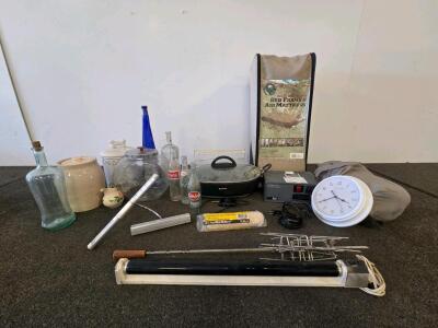 Eddie Bauer Air Mattress & Air Mattress Bed Frame, Vintage Glass Bottles (Coca-Cola, Pepsi, & Cane Cola), Gourmet Cooker (Tested), & more