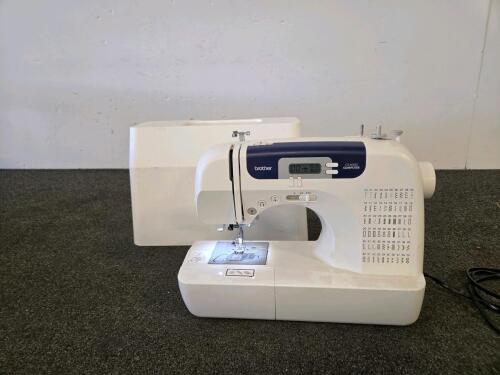 Brother CS-6000i Computerized Sewing Machine, 60 Stitches, LCD Display, Hard Case, 7 Buttonholes (Tested)