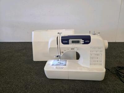 Brother CS-6000i Computerized Sewing Machine, 60 Stitches, LCD Display, Hard Case, 7 Buttonholes (Tested)