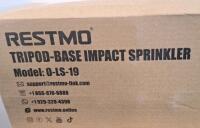 (2) Restmo Tripod Base Impact Sprinklers, Model 0-LS-19, In FN-G - 2