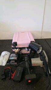 Craftsman Electric Chainsaw, Car Jump Starter, Brake Pads, Worklight & Carry Case Lot