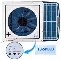 10-Speed 12V Powered RV Roof Vent Fan With Remote Control - 2