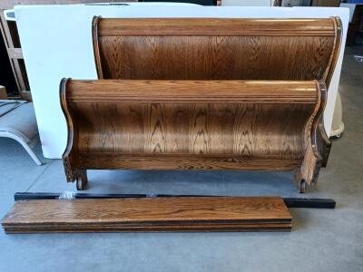Wooden Bed Frame 65"x67"