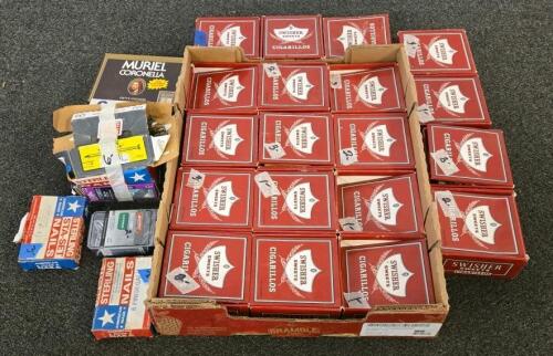 Large Mixed Lot of Nails, Screws, Rivets &ndash; Sterling, Grip-Rite, Arrow, Repurposed Boxes