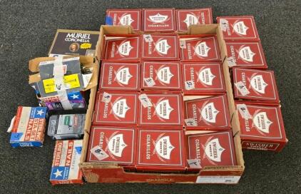 Large Mixed Lot of Nails, Screws, Rivets &ndash; Sterling, Grip-Rite, Arrow, Repurposed Boxes