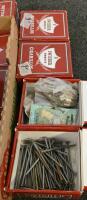 Large Mixed Lot of Nails, Screws, Rivets &ndash; Sterling, Grip-Rite, Arrow, Repurposed Boxes - 3