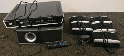 Durabrand 5.1 DVD Home Theater System, Dolby Digital, Model HT-4000, Serial R0170HD030009