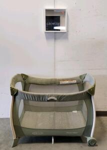 Graco Pack 'n Play Portable Playard, Olive Green/Gray, 39.5" x 28.25" x 29", 18.96 lbs