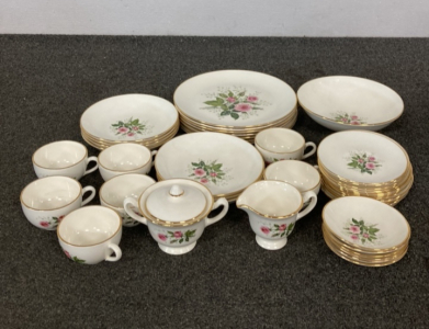 Gold Rim Dishware