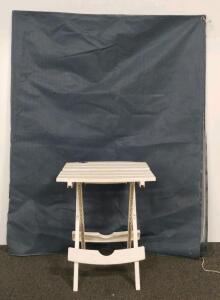 Dometic Patty O'Shade RV Awning Shade Screen, 54" x 10' 15', Vinyl-Coated Mesh, Includes Folding Table