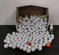 Bulk Lot ~180 Golf Balls &ndash; Mixed Brands/Models &ndash; Playable &ndash; Bonus Cutter Insect Repellent