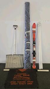 Philips T12 48-Inch 40W Cool White Supreme Fluorescent Tubes, Pair, Alto Low Mercury, skis, snow shovel, Harley Davidson flag (2 packages)