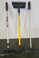 Mixed Lot: Grease Guns, Caulking Guns, Extendable Snow Brushes, Assorted Tool Collection - 3