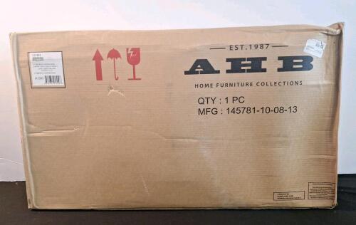 (1) AHB 24" Brighton Counter Stool, Dark Brown Finish, In FN-G