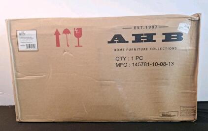 (1) AHB 24" Brighton Counter Stool, Dark Brown Finish, In FN-G