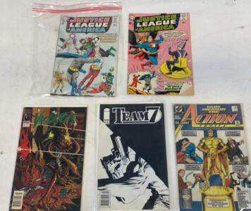 Justice League of America #52 #55, Action Comics #600, Violator #3, Team 7 #4 Comic Lot