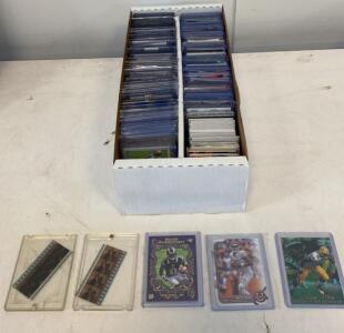 Large Football Trading Card Lot w/ Film Cell Inserts, Tavon Austin Rookie, Bryce Young, Reggie White