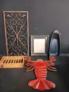Ornate Silver Finish 8"x10" Photo Frame, Resin Composite, Glass Front