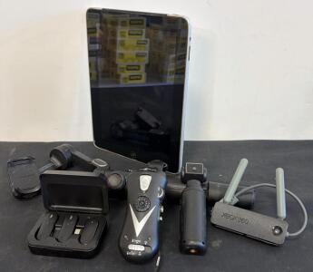 Apple iPad 1st Gen A1337 16GB WiFi + 3G, Serial CQ1130VLA90, Lot w/ Electronics Bundle (Water Damage)